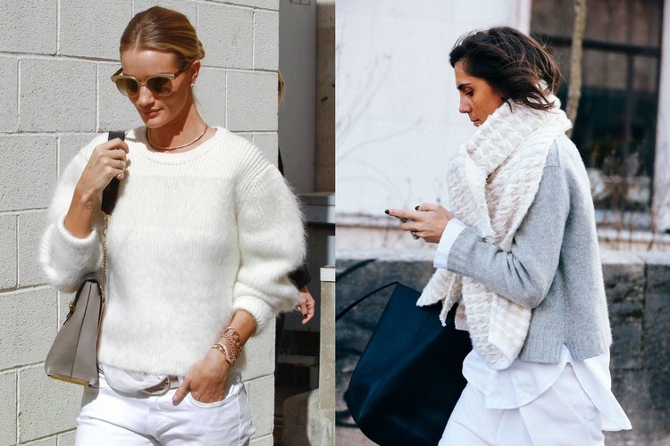 Ways to Wear White in Winter