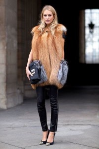 How to Wear a Fur Coat