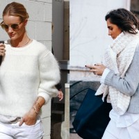 Ways to Wear white in Winter